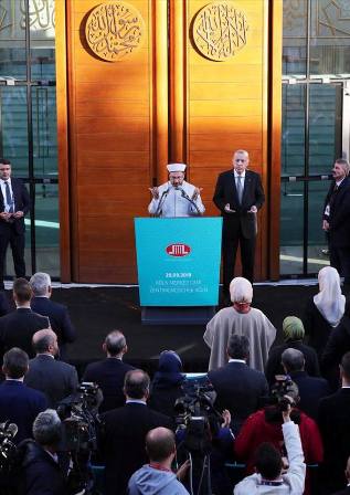 Prezident məscid açılışında - FOTOLAR